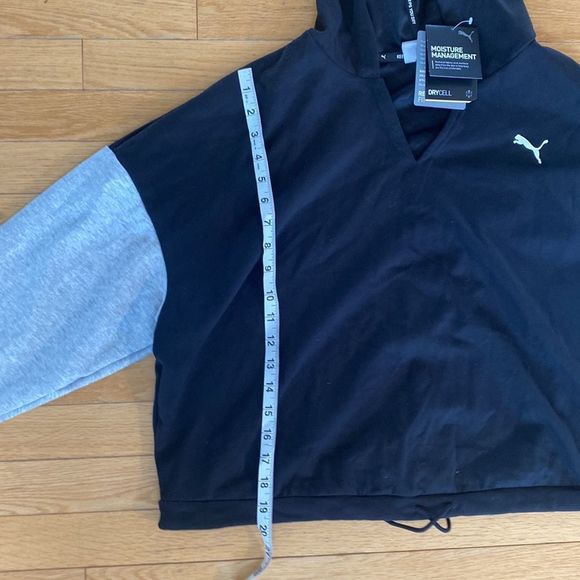 Puma Modern Pullover Sports Hoodie Womens Black Casual size 1x - Picture 8 of 10